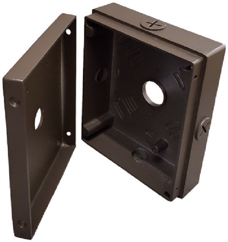 Hubble Back Box Hubbell Outdoor Lighting ACC-O-WP-BB-BLT Wall Pack Back Box, Black ...