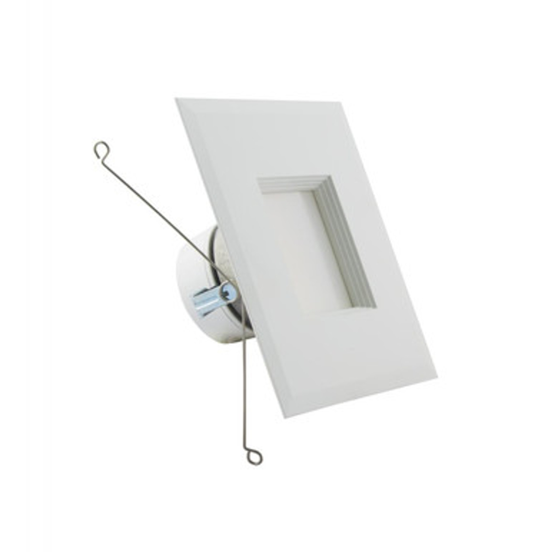 Satco S11821 - 6 Inch Square Recessed Can Retrofit - 9 Watt - 800 Lumens - Color Selectable 27K/30K/35K/40K/50K - 120V - Recessed Can Required - Dimmable
