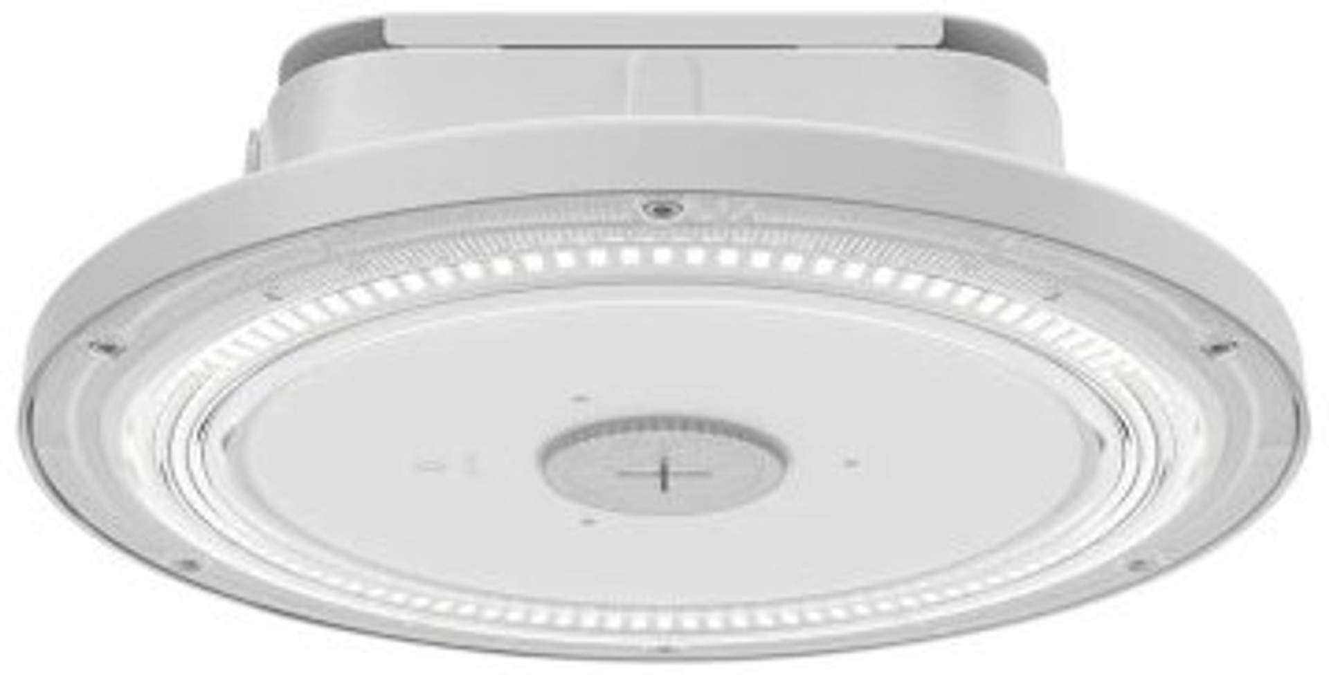 Superior Lighting: LED Round Garage Canopy Light with Uplight