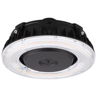 LED Halo Canopy Light - 100W - 14000 Lumens - 120-277V - Color Temperature Selectable 30K/40K/50K - Bronze Finish