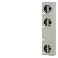 Siemens - UVS411B POWER MOD Appn: NYC METERING Std: UL V. Rating: 300VAC A. Rating: 100A Phase: 1 OR 3PH Size: 4.900x10.800x41.200 No. Of Cutouts: 0 Terminal: QUICK CONNECT