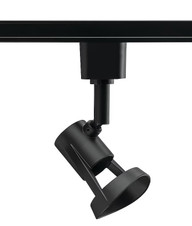 Lithonia Lighting - Track lighting - Track head, MR16 GU10, Black - Model LTHNFLT MR16GU10 DBL M2