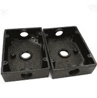 Lithonia Lighting - Outdoor lighting accessories - DSXW2 Back box, Dark bronze finish, supe - Model DSXW2BBW DDBXD U