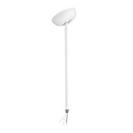 Indy - Track lighting - Pendant Stem, 18' Cable Length, White Pe - Model PSTEM 12IN BLPEN PBR
