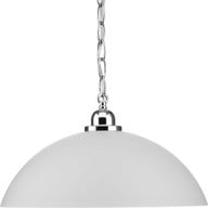 Progress Lighting Pendants Light - Classic Dome Collection One-Light Polished Chrome Transitional Pendant - Model P500149-015