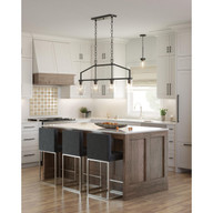 Progress Lighting Kellwyn Collection One-Light Matte Black and Clear Glass Transitional Style Hanging Mini-Pendant Light - Dry Location Listed Application Shot Model P500314-031