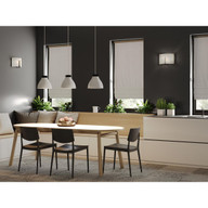 Progress Lighting Radian LED Collection Modern Satin White Metal Pendant - Damp Location Listed Application Shot Model P500372-028-30