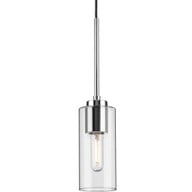 Progress Lighting Pendants Light - Cofield Collection One-Light Polished Chrome Transitional Pendant - Model P500403-015