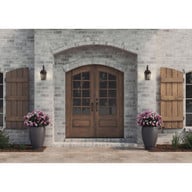 Progress Lighting Verdae Collection One-Light Medium Wall-Lantern - Wet Location Listed Application Shot Model P560015-020