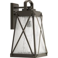 Progress Lighting Outdoor Light - Creighton Collection One-Light Large Wall-Lantern - Model P560033-020