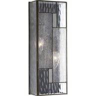 Progress Lighting Outdoor Light - Geometric Collection Two-Light Medium Wall Lantern - Model P560048-129