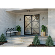 Progress Lighting Gunther Medium Wall Lantern - Wet Location Listed Application Shot Model P560057-020