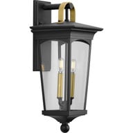 Progress Lighting Outdoor Light - Chatsworth Collection Black Two-Light Medium Wall Lantern - Model P560183-031