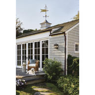 Progress Lighting POINT DUME® by Jeffrey Alan Marks for Progress Lighting Seamoor Oil Rubbed Bronze Outdoor Wall Lantern - Wet Location Listed Application Shot Model P560297-108