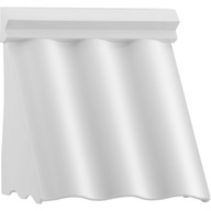 Progress Lighting Outdoor Light - POINT DUME® by Jeffrey Alan Marks for Progress Lighting Wakecrest LED Shelter White Outdoor Wall Lantern with DURASHIELD - Model P560300-192-27