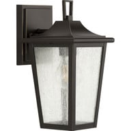 Progress Lighting Outdoor Light - Padgett Collection One-Light Transitional Antique Bronze Clear Seeded Glass Outdoor Wall Lantern - Model P560307-020