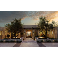 Progress Lighting Padgett Collection One-Light Transitional Textured Black Clear Seeded Glass Outdoor Wall Lantern - Wet Location Listed Application Shot Model P560309-031