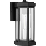 Progress Lighting Wall Bracket Light - Quadrant LED Collection Two-Light Matte Black Modern Style Wall Light - Model P710103-031-30