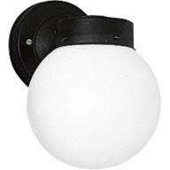 Progress Lighting Outdoor Light - One-Light 6" Glass Globe Outdoor Wall Lantern - Model P5604-31