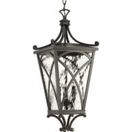Progress Lighting Outdoor Light - Cadence Collection Three-Light Hanging Lantern - Model P6542-108