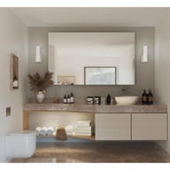 Progress Lighting Beam Collection One-Light LED Wall Bracket - Damp Location Listed Application Shot Model P710049-009-30