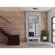Progress Lighting Trimble Collection One-Light Brushed Nickel Wall Bracket - Damp Location Listed Application Shot Model P710112-009