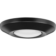 Progress Lighting Close-to-Ceiling Light - Intrinsic Collection 7" Black Flush Mount LED Adjustable Eyeball Ceiling Fixture - Model P810029-031-30