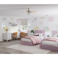 Progress Lighting AirPro Collection Signature 52" Five-Blade Ceiling Fan - Dry Location Listed Application Shot Model P2521-09