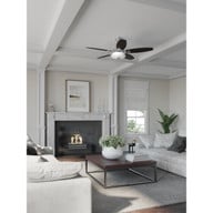 Progress Lighting Graceful Collection 54" 5 Blade Fan w/ LED Light - Dry Location Listed Application Shot Model P2544-1530K