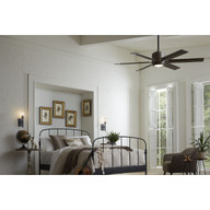 Progress Lighting Glandon Collection 60" Six Blade Ceiling Fan - Dry Location Listed Application Shot Model P2586-7130K
