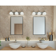 Progress Lighting Appeal Collection Three-Light Bath & Vanity - Damp Location Listed Application Shot Model P2702-09