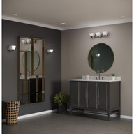 Progress Lighting Appeal Collection Three-Light Bath & Vanity - Damp Location Listed Application Shot Model P2702-15