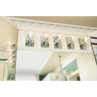 Progress Lighting Mod Collection One-Light Bath & Vanity - Damp Location Listed Application Shot Model P2850-15