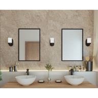 Progress Lighting Glide Collection One-Light Rubbed Bronze Etched Opal Glass Coastal Bath Vanity Light - Damp Location Listed Application Shot Model P300012-139