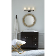 Progress Lighting Lisbon Collection Three-Light Bath & Vanity - Damp Location Listed Application Shot Model P300199-031