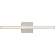 Progress Lighting Bath & Vanity Light - Phase 4 Collection 24 in. Brushed Nickel Medium Modern Integrated 3CCT Integrated LED Linear Vanity Light - Model P300404-009-CS