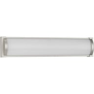 Progress Lighting Bath & Vanity Light - Barril Collection 24 in. Brushed Nickel Medium Modern Integrated LED Linear Vanity Light - Model P300408-009-30