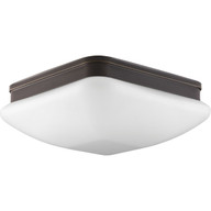 Progress Lighting Close-to-Ceiling Light - Appeal Collection Three-Light 13" Flush Mount - Model P3992-20