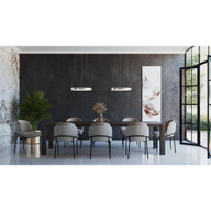 Progress Lighting Inverse LED Collection Modern Brushed Nickel Pendant - Damp Location Listed Application Shot Model P500369-009-30