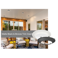 Lithonia WF2TRIM RD MB M6 - Wafer 2In Trim Insert, Round, Matte Black, Master Pack Of 6