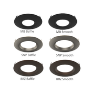 Lithonia RB4STRIM BRZ R6 - Retrobasics Downlight Smooth Trim Insert, 4In, Bronze, Resale Pack Of 6