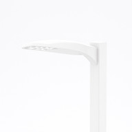 D-Series Size 0 LED Area Luminaire, LED, Up to 18642 Lumens, 5000K, 70CRI, Type III Medium, 120-277V, Square pole mounting, Field adjustable output, White, super durable - DSX0 LED P6 50K 70CRI T3M MVOLT SPA FAO DWHXD