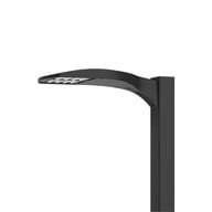 D-Series Size 0 LED Area Luminaire, LED, Up to 12109 Lumens, 4000K, 70CRI, Type IV Medium, 120-277V, House-side shield, Square pole mounting, Field adjustable output, Dark bronze finish, super durable - DSX0 LED P4 40K 70CRI T4M MVOLT HS SPA FAO DDBXD