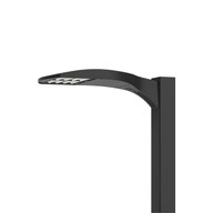 D-Series Size 0 LED Area Luminaire, LED, Up to 5213 Lumens, 4000K, 70CRI, Type III Medium, 120-277V, House-side shield, Square pole mounting, Field adjustable output, Dark bronze finish, super durable - DSX0 LED P1 40K 70CRI T3M MVOLT HS SPA FAO DDBXD