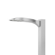 D-Series Size 1 LED Area Luminaire, LED, Up to 14973 Lumens, 4000K, 70CRI, Type V Medium, 120-277V, Square pole mounting, Natural aluminum finish, super durable - DSX1 LED P3 40K 70CRI T5M MVOLT SPA DNAXD