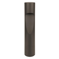 26-inch LED bollard light, bronze finish, downward shielded design, selectable 3000K, 4000K, 5000K, studio image.