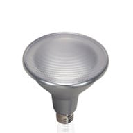 2700K warm white wet location PAR30 LED bulb, 25° beam, 1000 lumens, dimmable, E26 base, studio image