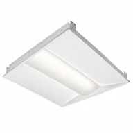 LED Basket Troffer - Selectable 20/25/30 Watt - Recessed Drop Ceiling Mount - 2500-3750 Lumens - Color Selectable 35K/40K/50K - 120-277V - White Finish - Dimmable