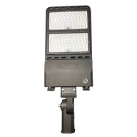 LED Outdoor Flood Lights - Selectable 200/250/300 Watt - Slipfitter Mount - 31800-41500 Lumens - Color Selectable 30K/40K/50K - 120-277V - Bronze Finish