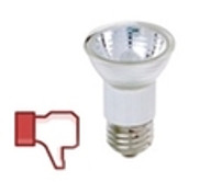 What are the disadvantages of Halogen Bulbs?